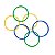 Pulseiras Fina Variadas Copa do Mundo Colorida Divertida - Imagem 1