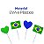 Topper Coração Bandeira Doce Copa Mundo Eva Torcida Enfeite - Imagem 4