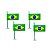 Bandeira Ventosa Enfeite Decoração Copa Mundo Bandeirinha - Imagem 1