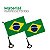 Bandeira Haste Copa Mundo Torcida Jogo Comemoração Brasil - Imagem 5
