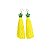 Brinco Tassel Copa Mundo Torcida Pendolo Jogo Brasil Decoro - Imagem 1