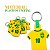 Chaveiro Camisa Brasil Enfeite Chave Copa mundo Jogo Futebol - Imagem 4