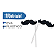 Palito Selfie Bigode Dia Pais Enfeite Decoração EVA Tematico - Imagem 4