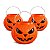 Cesta Abóbora G Laranja Festa Halloween Doces Decoração - Imagem 3