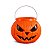 Cesta Abóbora G Laranja Festa Halloween Doces Decoração - Imagem 1
