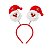 Kit 01/03/06 Tiara Arco Arquinho Papai Noel Acessório Cabeça Natal Decorado Natalino - Imagem 1
