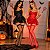01 Meia 7/8 Arrastão Telinha Vazada Fantasia Halloween Sensual Lingerie - Imagem 2