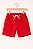 Bermuda no Moletinho Infantil - Vermelha - Imagem 1