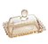 Manteigueira Pearl cristal ÂMBAR 14x9x10 - Imagem 1