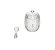 Açucareiro c/ colher de cristal Tress 210ml- Lyor - Imagem 1