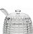 Açucareiro c/ colher de cristal Tress 210ml- Lyor - Imagem 2