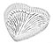 Petisqueira de Cristal Heart 18,5x3,5 - Lyor - Imagem 1