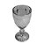 Cj 6 Taças p/ água de vidro Diamond CINZA 325ml - LYOR - Imagem 3