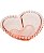 Conj. 2 bowls cristal coração pearl rosa 15x13x5- Wolff - Imagem 1