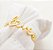 Anéis P/ Guardanapo 4 pcs Zinco/ Metal Love Dourado - Rojemac - Imagem 2
