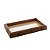 Bandeja de Madeira Bambu c/ Sisal Natural 30x17x4cm - Imagem 1