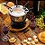 Aparelho Fondue 11pc Aço Inox e Cerâmica Base Esmaltda Connor - Imagem 2