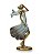 Estatueta Dama Azul Com Dourado - Mabruk - Imagem 1