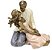 Estatueta Casal Sentados - Mabruk - Imagem 1