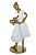 Estatueta Mãe Filha Branco Com Dourado - Mabruk - Imagem 1