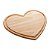 Tábua Madeira Pinus Coração 25X22X2cm - Rojemac - Imagem 1