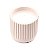 Vela com Suporte em Cimento Rosa Pequena - Copa & Cia - Imagem 2