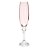 Cj 6 Taças de Cristal Ecológico P/ Champanhe Elisa Rosa Quartz 220ml - Bohemia - Imagem 1
