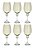 Cj 6 Taças Cristal p/ Vinho Elisa Kale 450ml - Bohemia - Imagem 1