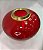 Vaso Pequeno em Vidro Vermelho Com Dourado - D&A - Imagem 2