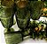 Cj 6 Taças Vidro Leaves Verde 320ml - Bon Gourmet - Imagem 2