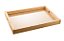 Bandeja de Madeira Pinus C/ Sisal Natural 45x30x4,5cm - Woodart - Imagem 1
