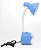 Luminária De Mesa Coruja Azul - Imagem 2