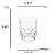 Cj 6 Copos Baixos Cristal de Chumbo Soho 280ml - Bohemia - Imagem 4