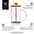 Cafeteira Prensa Francesa Com Tampa de Bambu 600ML - Mimo Style - Imagem 4