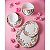 Prato Raso Porcelana Pink Garden 26cm - Lyor - Imagem 2
