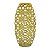 Vaso Decorativo Cerâmica Dourado Atena 22x9X46cm - Mabruk - Imagem 1