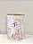 Pote Mantimento Metal 16cm Tea Floral c/ Tampa Bambu - Imagem 1