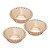 Conjunto 3 Bowls de Cristal Pearl Âmbar 14cm x 5cm - Wolff - Imagem 3