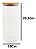 Pote Mantimento 1650ml Vidro c/ Tampa Bambu - Imagem 2