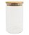 Pote Mantimento 1100ml Vidro c/ Tampa Bambu - Imagem 1