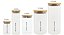 Pote Mantimento 1100ml Vidro c/ Tampa Bambu - Imagem 2