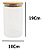 Pote Mantimento 1100ml Vidro c/ Tampa Bambu - Imagem 5