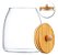 Pote de Vidro Borossilicato c/ Tampa de Bambu Ecokitchen 700ml - Imagem 1