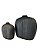 Vaso Decorativo Ceramica Preto - P - Imagem 2