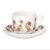 Cj 6 Xícaras Para Café Com Pires De Porcelana Le Jardin 90ml - Hauskraft - Imagem 1