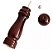 Moedor De Sal E Pimenta Em Madeira 17 Cm Brown Marrom - Imagem 2