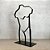Escultura Decorativa Corpo Preto Em Metal Mart 15070 - Imagem 2