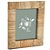 Porta Retrato em MDF Moldura em Rattan 15x20 cm - Imagem 1