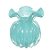 Vaso Decorativo Vidro Murano Azul Solido Claro 13cm - Imagem 1