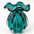 Vaso  de Murano Luxo Decoração Verde - Imagem 1